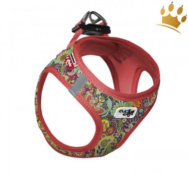 Curli© Vest Softgeschirr Air-Mesh Special Edition Red Floral
