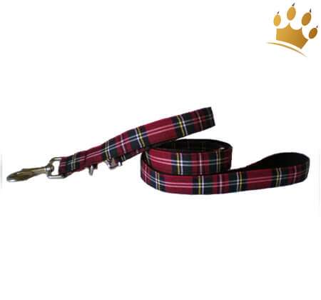 Hundeleine Tartan-Look