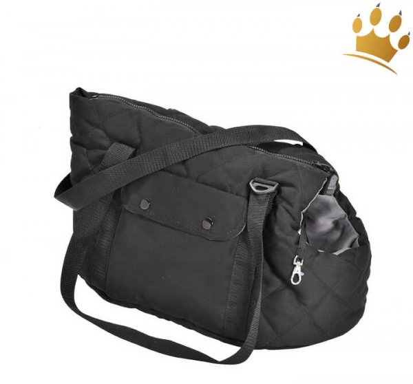 Hundetasche Bicolore Promenade Schwarz