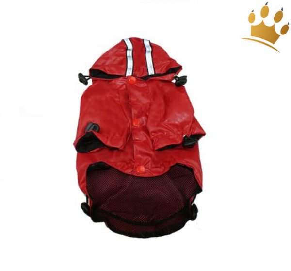 Hunde-Regenjacke Classic Red