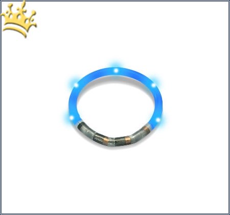 Hundeleuchtring Blau