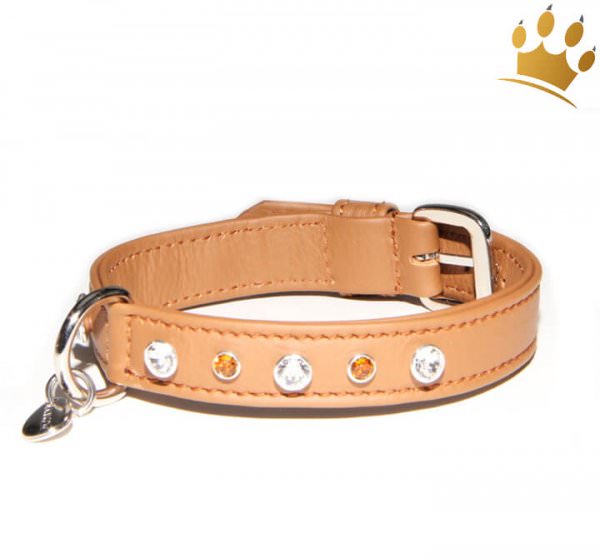 Malucchi Hundehalsband Bright Cognac