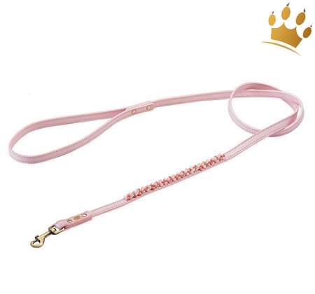 Hundeleine Dosha Dog Mini Beads Rosa