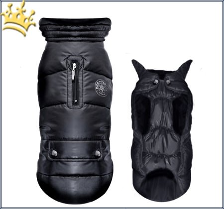Hundejacke Snow Black
