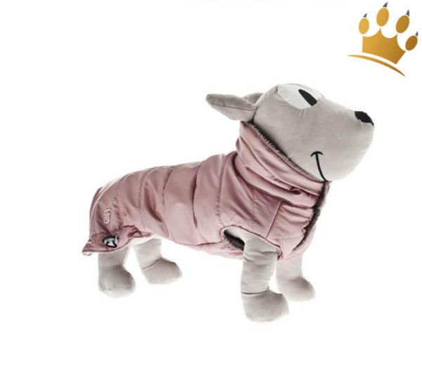 Hunde-Wintermantel Christall Rosa