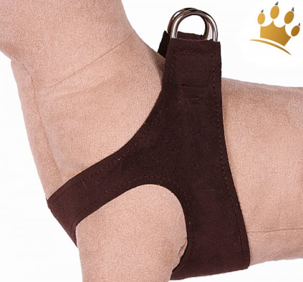 Step-In Hundegeschirr Plain Schoko