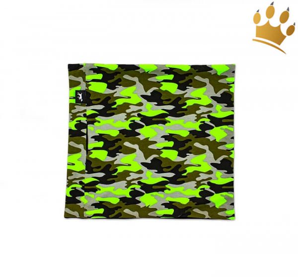 Hunde-Loop Schal Trend Carniflage Neon