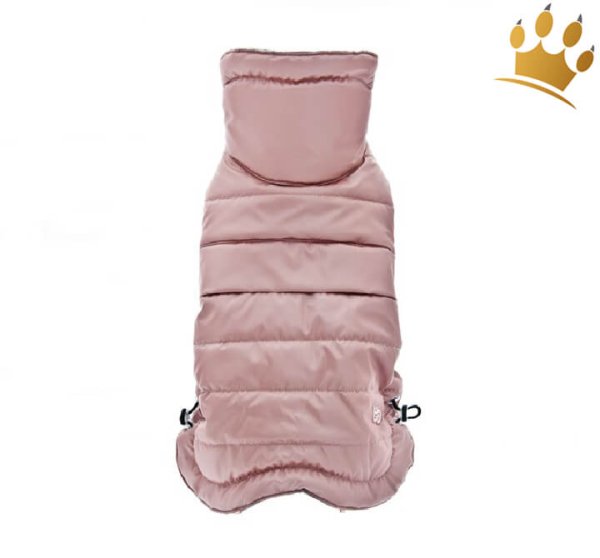 Hunde-Wintermantel Christall Rosa