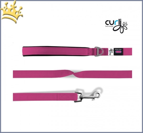 Curli© Vest Softgeschirr SE17 Air-Mesh + Nylon Leine Berry