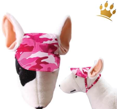 Hundebasecap Camouflage Pink