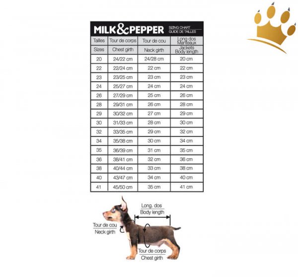 Milk & Pepper Hundemantel Hana