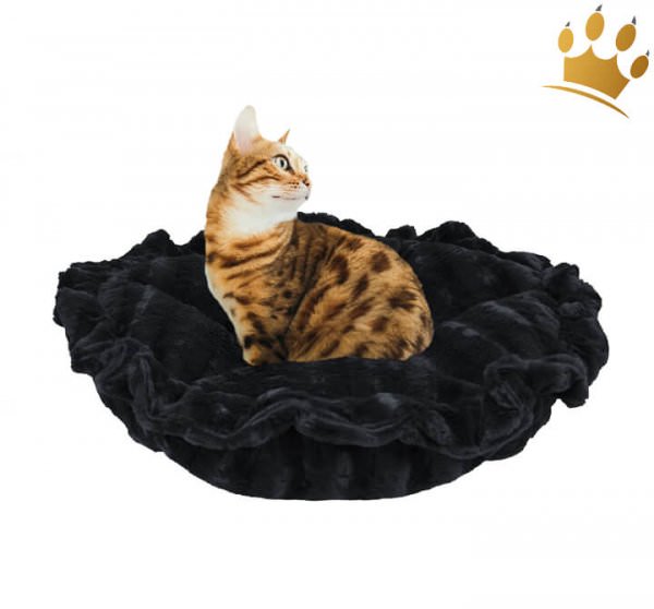 Hundebett Bessie & Barnie Cuddle Pod - Black Puma