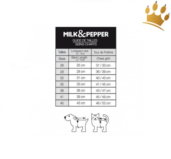 Milk & Pepper Hunde-T-Shirt Darren Black