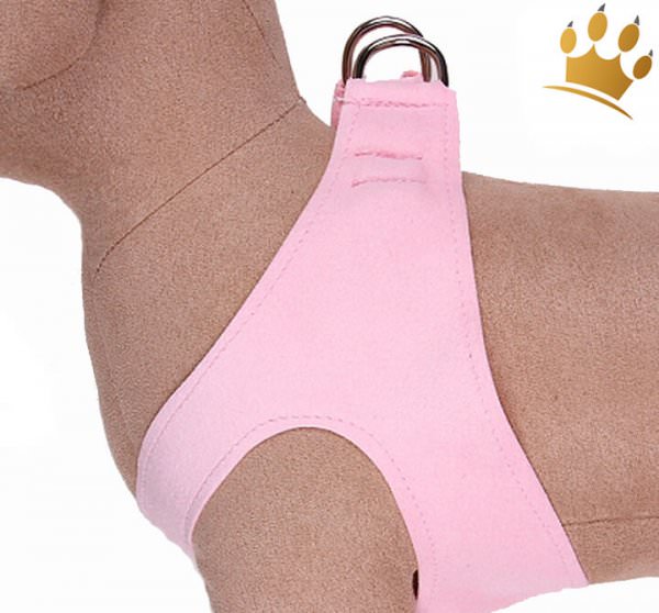 Step-In Hundegeschirr Plain Rosa