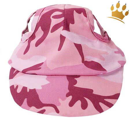 Hundebasecap Camo Pink