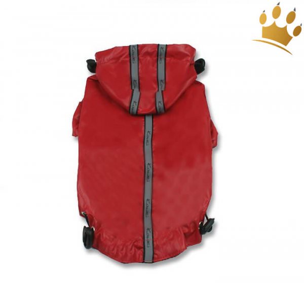 Hunde-Regenjacke Classic Red