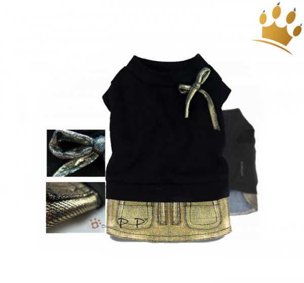 Hundekleid La Donna Schwarz