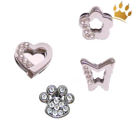 Strassverzierungen f.Namenshalsbänder 8mm/18mm