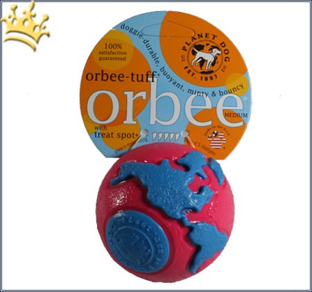 Planet Dog Orbee Ball Pink/Blau