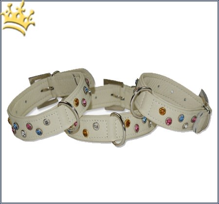 Hundehalsband mit Strass Calas
