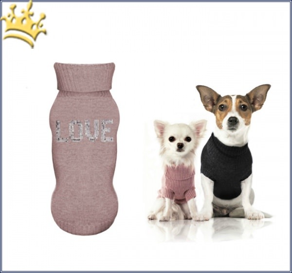 Milk and Pepper Hundepullover Love