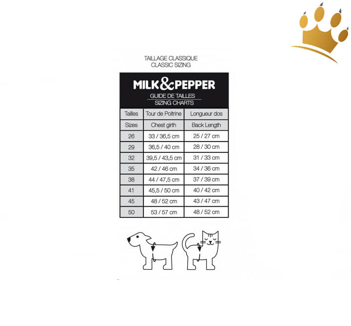 Milk & Pepper Alister Hundepullover Ecru