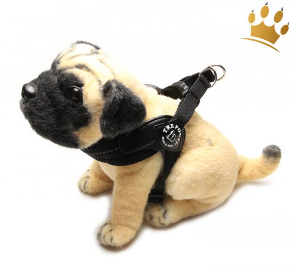 Tre Ponti Hundegeschirr Easy Fit Mesh verstellbar Schwarz