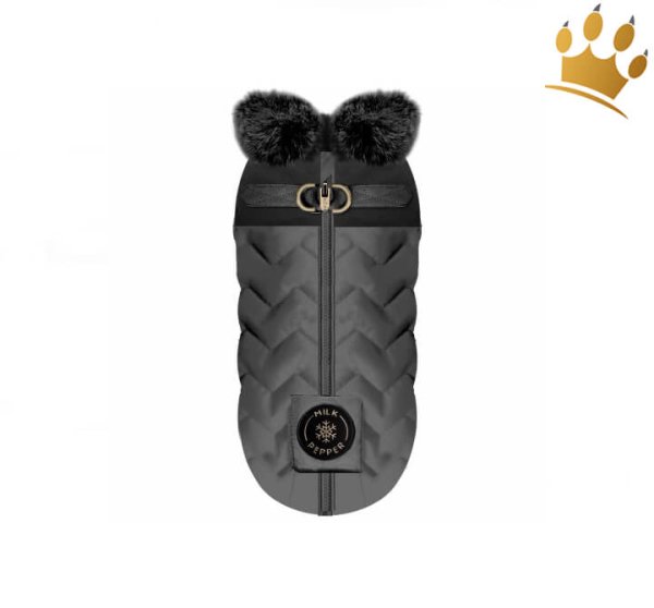 Milk & Pepper Philomene Hundemantel Anthrazit