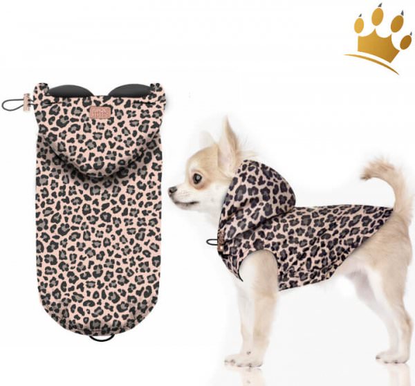 Milk & Pepper Hunderegenmantel Sangha Rose