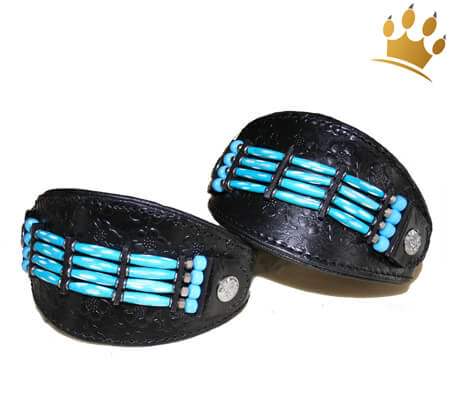 Windhundhalsband Blue River