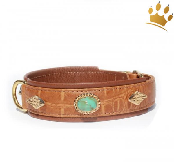 Hundehalsband Unique Eye Kroko