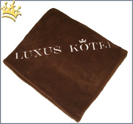 Hundedecke Luxusköter Braun /Champagner