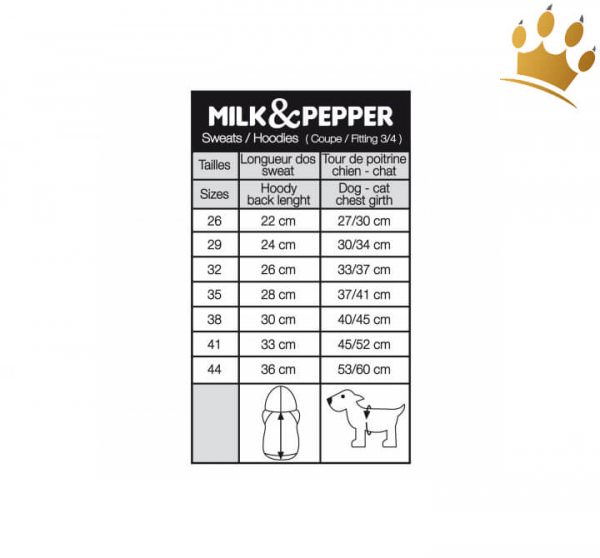 Milk & Pepper Hundesweater Mongo