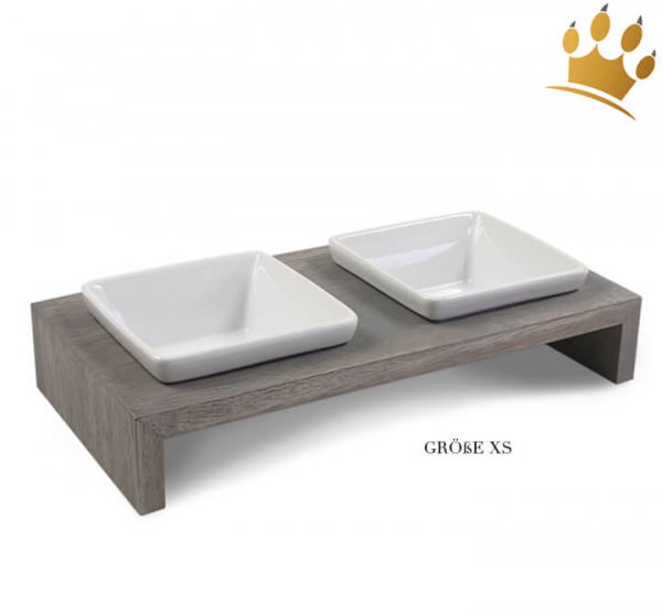 Premium Doppelnapf Meshidai True Grau