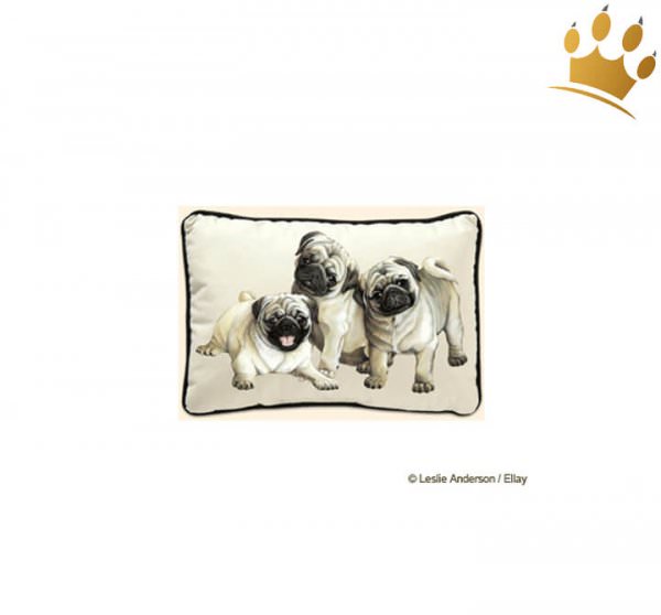 Kissen Hundemotiv Mops