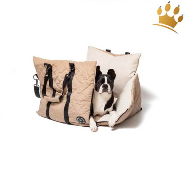 Hundeautositz Liv Beige
