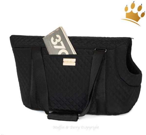 Muffin & Berry Hundetasche Rocco Schwarz