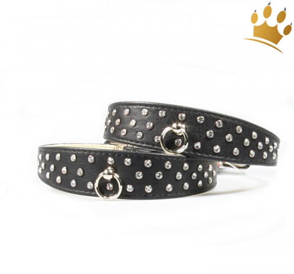 Hundehalsband Luxury Grace Black