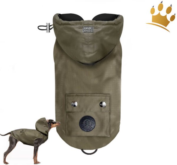 Milk & Pepper Hunderegenmantel Edgar Kaki