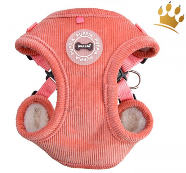 Puppia Step-In Geschirr Classy verstellbar Peach Vorne