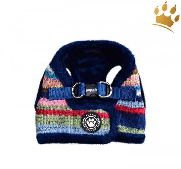 Puppia Step-In Hundegeschirr Crayon Blau