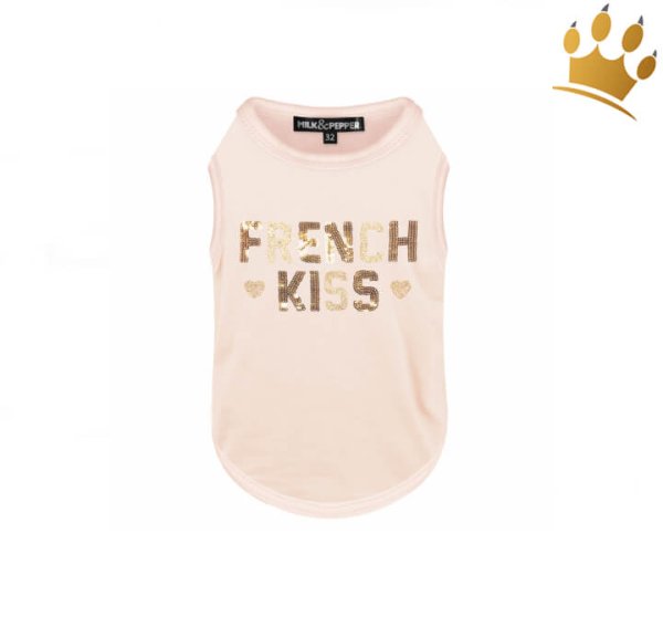 Milk & Pepper Chloe Bully Hunde-T-Shirt Rosa