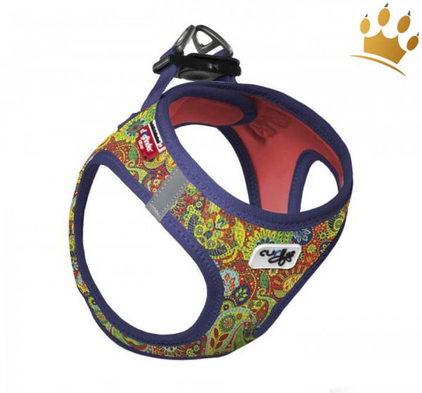 Curli© Vest Softgeschirr Air-Mesh Special Edition Blue Floral Multi