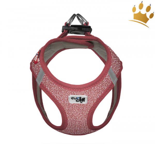 Curli Vest Hundegeschirr Merino Rot