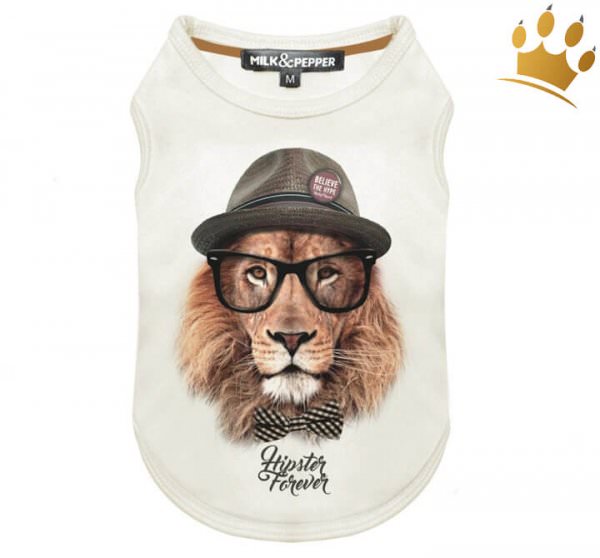 Milk & Pepper Hunde-T-Shirt Leo