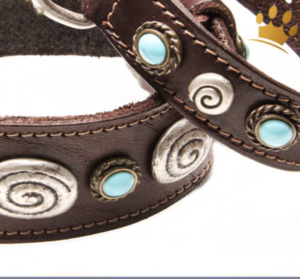 Malucchi Hundehalsband Brocante Detail