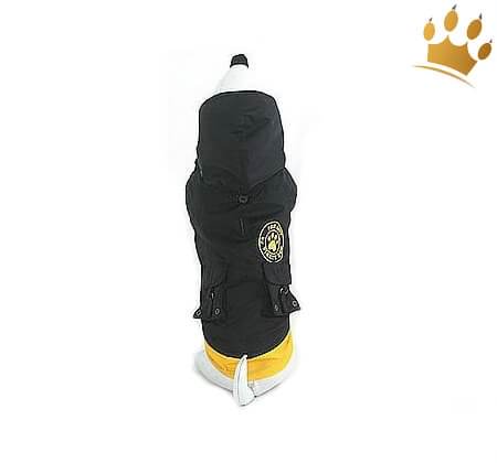 Hundemantel City Paw Gelb Detail
