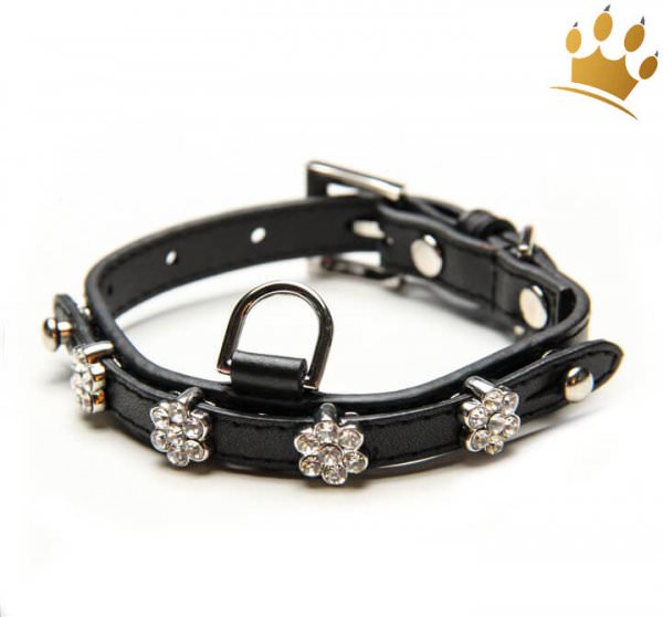 Halsband Flower Black