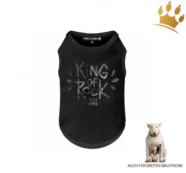 Milk & Pepper Hunde-T-Shirt Darren Black