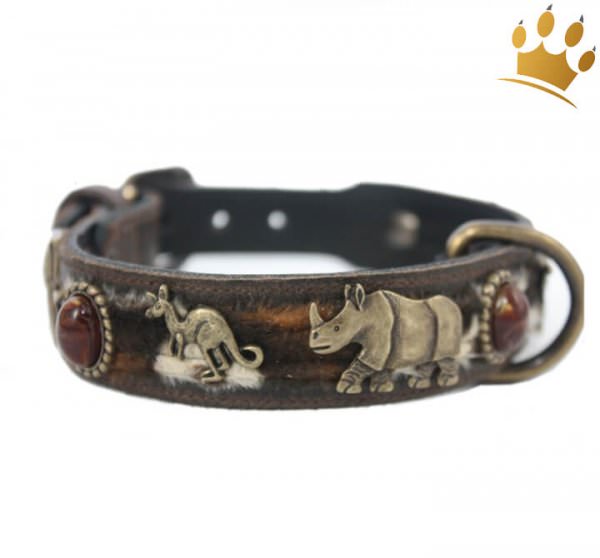 Halsband Savanne Antik Braun